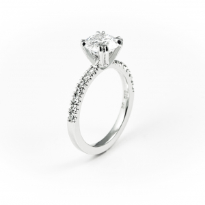 Vereničko prstenje od beleog zlata