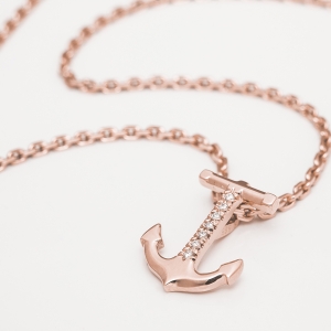 Sidro medalja od roze zlata sa brilijantima