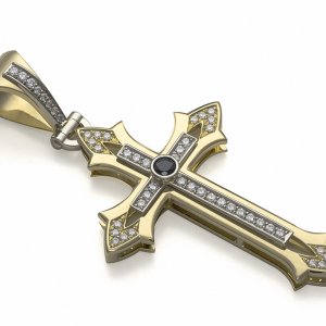 Zlatni privezak sa brilijantima